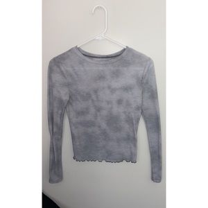Cute grey lettuce cute long sleeve